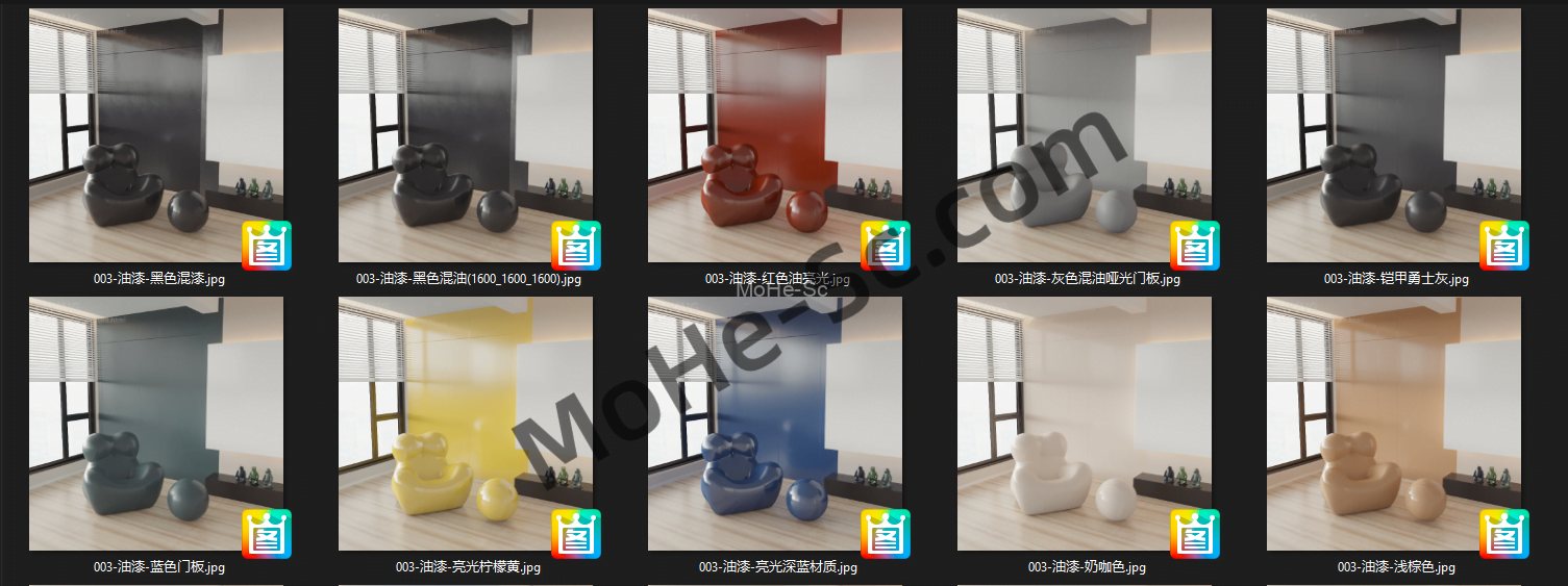 2023最新141套Corona Renderer 7.0室内设计效果图写实材质库 -4