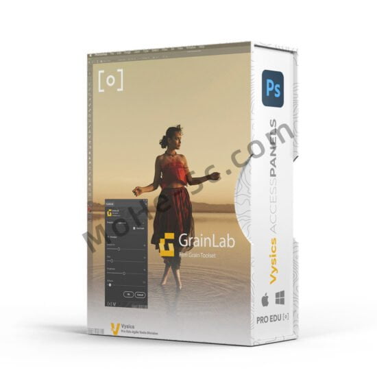 PS向图像添加颗粒插件Vysics Retouching ToolsetPS | GrainLab v2-0.2.1 For Win/Mac-MOHE素材库-设计行业的乐园，各类素材的矿山！