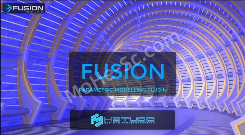 3DS MAX 重复几何体参数化建模插件 Kstudio-Fusion 0.9.237.130 For 3ds Max 2014 ~ 2024-MOHE素材库-设计行业的乐园,各类素材的矿山!