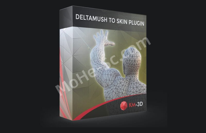 3DS MAX蒙皮权重平滑修改器插件 DeltaMush to Skin v1.0 for 3ds Max 2013 – 2024 英文破解版-MOHE素材库-设计行业的乐园,各类素材的矿山!