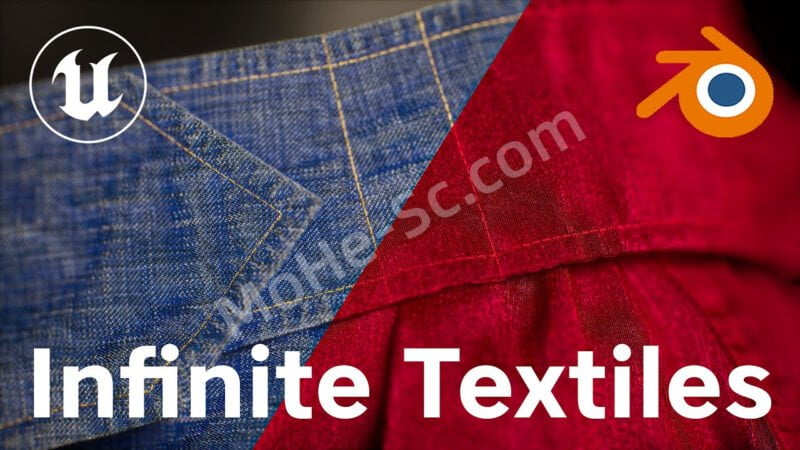[虚幻引擎]纺织布料材质模拟插件 Textile Generator Pro For Unreal Engine 5.2+-MOHE素材库-设计行业的乐园，各类素材的矿山！