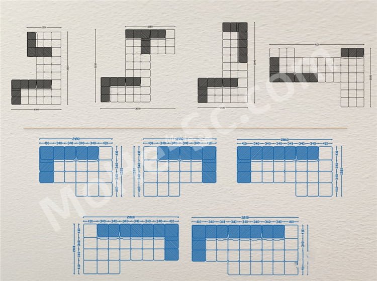 国外极简家具CAD平面图库 CASSINAWHYGARDEN高端家具CAD图库 国外精整高端CAD图库丨沙发 床具 椅具 桌柜 茶几CAD图纸 -4
