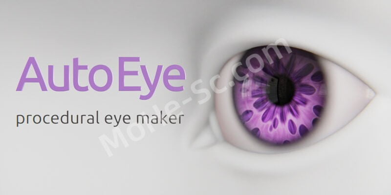 Blender眼睛眼球制作插件 Auto Eye v0.3.5 For Blender 3.0 +-MOHE素材库-设计行业的乐园，各类素材的矿山！