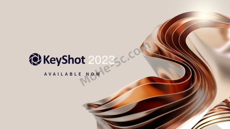 3D渲染和动画制作软件 Luxion KeyShot 2023.2_12.1.0.103 + 网络渲染插件 破解版-MOHE素材库-设计行业的乐园,各类素材的矿山!