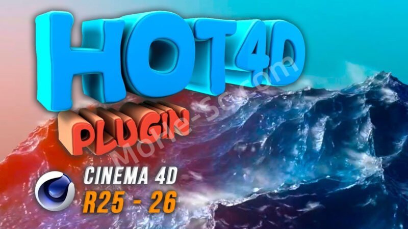 C4D真实波浪模拟插件 HOT4D For Cinema 4D R25-2023-MOHE素材库-设计行业的乐园,各类素材的矿山!