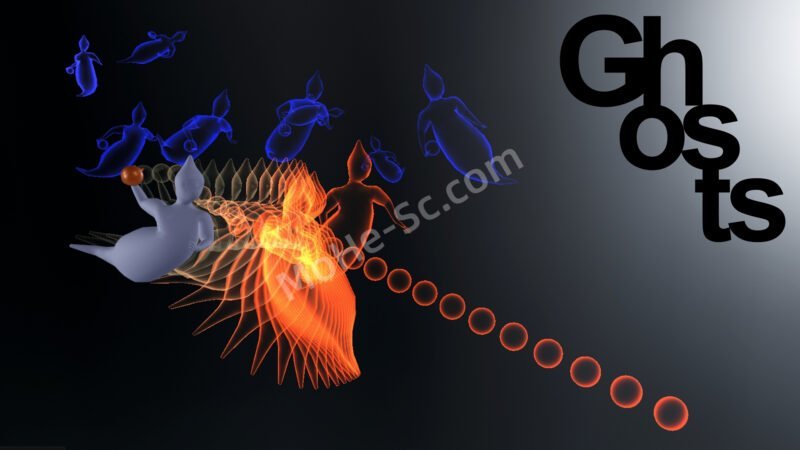 Blender洋葱皮路径残影可视化插件 Ghosts V1.0 For Blender 2.93+-MOHE素材库-设计行业的乐园，各类素材的矿山！