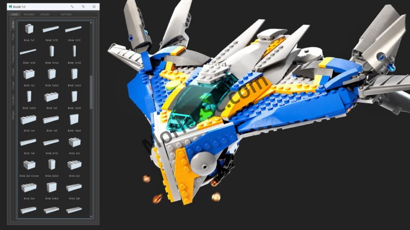 Maya乐高积木模型生成制作插件 BrickIt V1.45 For Maya 2022-2024-MOHE素材库-设计行业的乐园,各类素材的矿山!