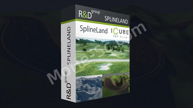 3DS MAX地形路面模拟制作插件 SplineLand V1.054 For 3DS MAX 2024 Win破解版-MOHE素材库-设计行业的乐园,各类素材的矿山!