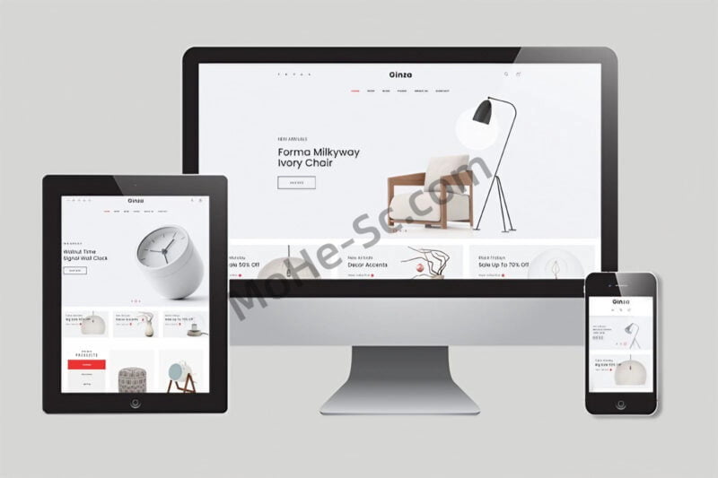 WordPress简约大气家具商城主题，家具外贸电商模板，家居电商商城主题网站-MOHE素材库-设计行业的乐园，各类素材的矿山！