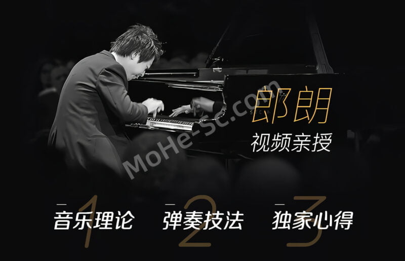 郎朗钢琴课：从入门到进阶的音乐大师课[共30课时]-MOHE素材库-设计行业的乐园，各类素材的矿山！