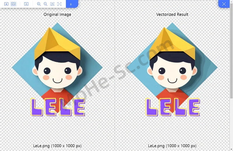 Vectorizer AI-AI图片无损放大 位图图像转换为矢量图像工具-MOHE素材库-设计行业的乐园，各类素材的矿山！