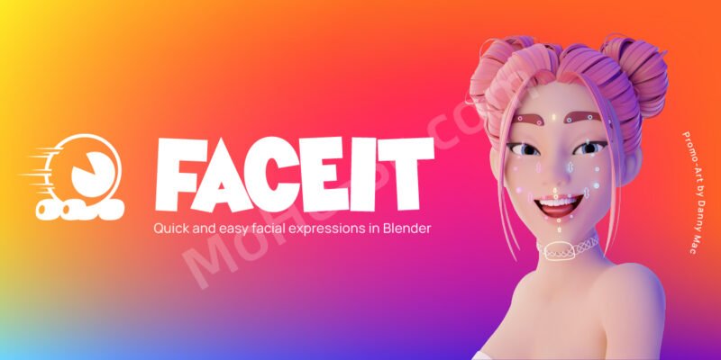 Blender手机面部动作捕捉插件 Faceit V2.3.8 For Blender 2.8+-MOHE素材库-设计行业的乐园,各类素材的矿山!