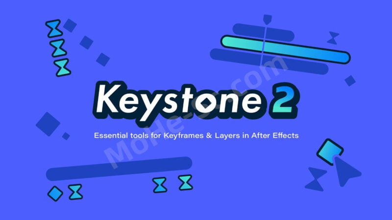 AE关键帧复制粘贴对齐镜像伸缩控制脚本 Aescripts Keystone v2.0.2 For After Effects 2022~2024-MOHE素材库-设计行业的乐园，各类素材的矿山！