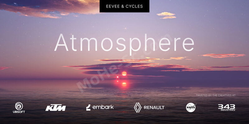 Blender真实物理环境光模拟插件 Physical Starlight And Atmosphere v1.8 For Blender 2.8 +-MOHE素材库-设计行业的乐园，各类素材的矿山！