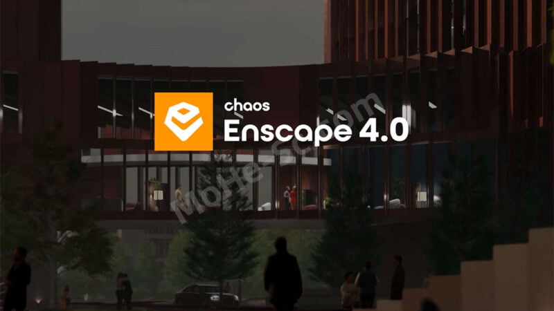 Enscape 3D V4.0.1 实时3D渲染或动画的强大插件 Rhino/SketchUp/Archicad/Revit-MOHE素材库-设计行业的乐园，各类素材的矿山！