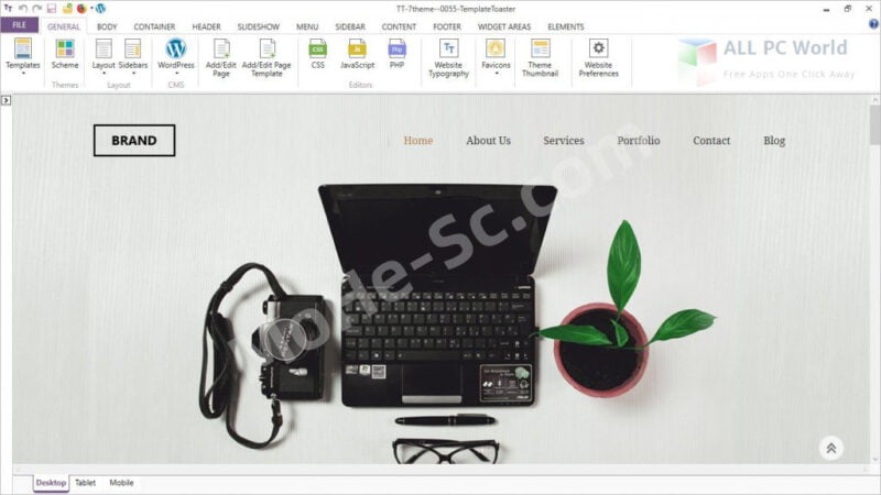网站前端主题模板设计软件 TemplateToaster 6.0.0.11509 中文破解版-MOHE素材库-设计行业的乐园，各类素材的矿山！