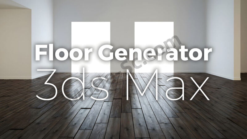 3DS MAX地板地面墙面生成制作插件 Floorgenerator 2.10 Pro For 3ds Max 2013 ~ 2025-MOHE素材库-设计行业的乐园,各类素材的矿山!