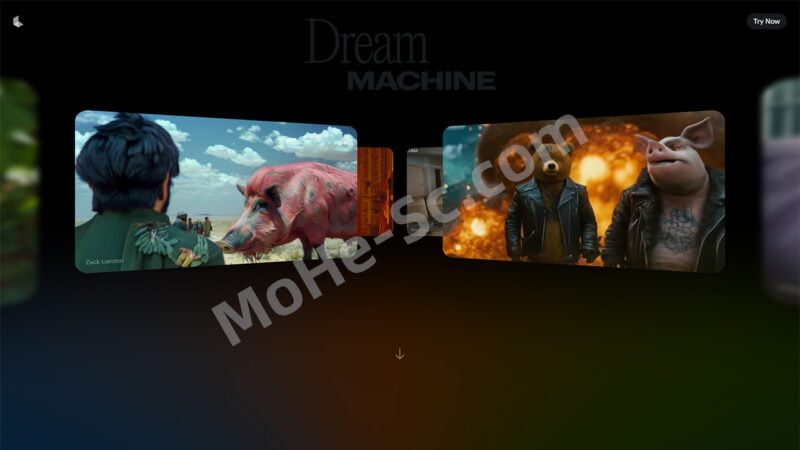 Luna推出的AI视频生成平台 Dream Machine AI 文字转视频！新霸主诞生，秒杀 OpenAI Sora，开源免费使用-MOHE素材库-设计行业的乐园，各类素材的矿山！