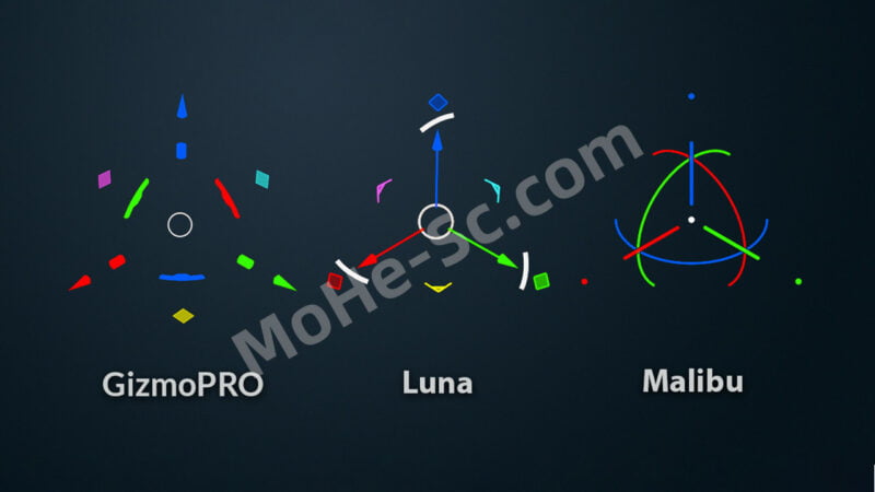 Blender中心轴点控制插件 Gizmo PRO V4.1.0 For Blender 4.0 +-MOHE素材库-设计行业的乐园,各类素材的矿山!
