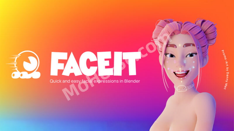 Blender手机面部动作捕捉插件 Faceit V2.3.47 For Blender 3.3 +-MOHE素材库-设计行业的乐园,各类素材的矿山!