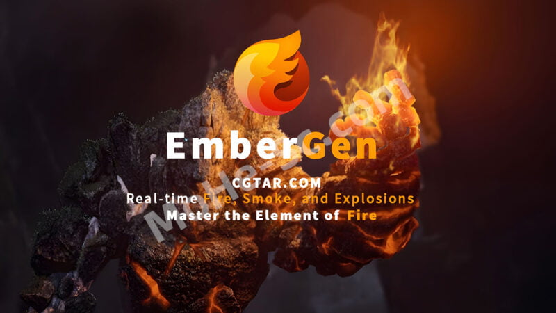 Jangafx EmberGen V1.2.0 烟雾火焰爆炸特效模拟制作软件-MOHE素材库-设计行业的乐园，各类素材的矿山！