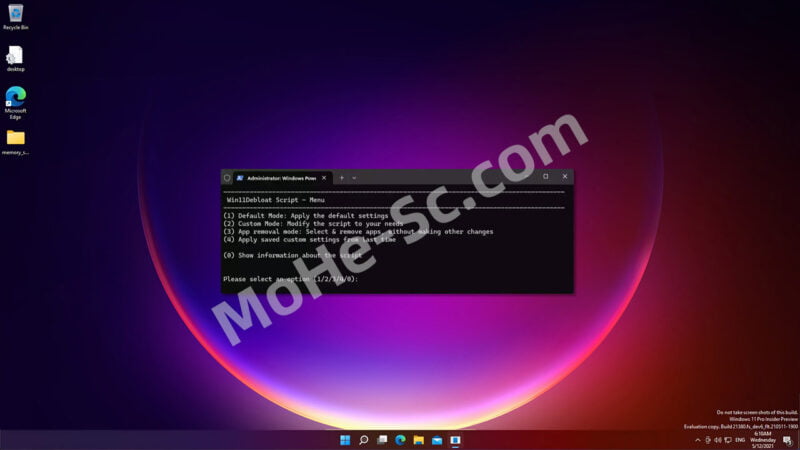 Win11Debloat 一键强制删除Windows 预装的臃肿软件的PowerShell脚本，完全免费开源！-MOHE素材库-设计行业的乐园，各类素材的矿山！