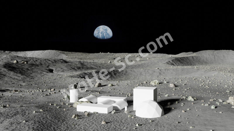 月球地表3D模型 Map004 – Moon – Lunar Landscape For Blender 2.82 +-MOHE素材库-设计行业的乐园,各类素材的矿山!