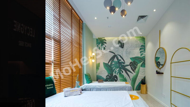 美容院装修设计室内效果图皮肤管理美容沙龙养生馆案例[含15套CAD施工图]-MOHE素材库-设计行业的乐园，各类素材的矿山！