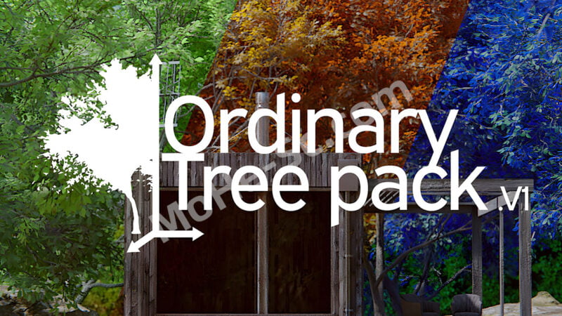Blender树木植物资产预设 Ordinary Tree Pack For Blender 2.7x +-MOHE素材库-设计行业的乐园,各类素材的矿山!