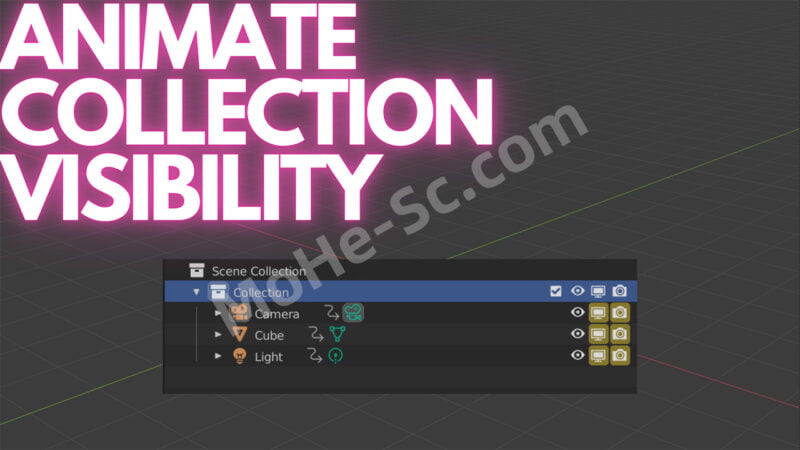 Blender模型可视化控制加速渲染插件 Animate Collection Visibility V1.1 For Blender 2.93+-MOHE素材库-设计行业的乐园,各类素材的矿山!