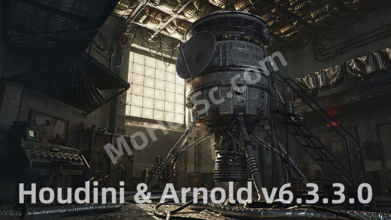 Houdini阿诺德渲染插件 HtoA SolidAngle Houdini To Arnold v6.3.3.0 For Houdini 19.5.805 +-MOHE素材库-设计行业的乐园,各类素材的矿山!