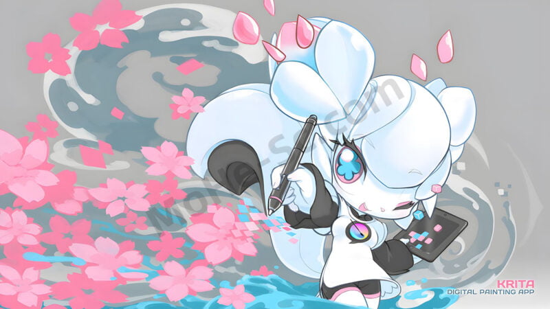 Krita 是一款自由开源且免费的专业绘画软件-MOHE素材库-设计行业的乐园,各类素材的矿山!