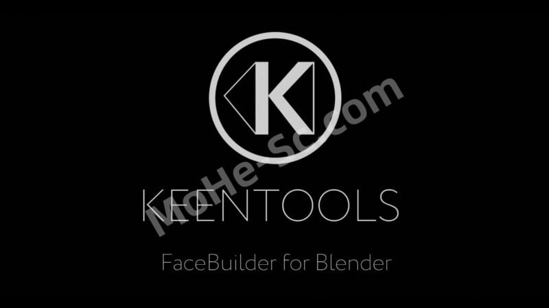Blender根据图片制作面部模型插件 KeenTools FaceTracker + FaceBuilder + GeoTracker V2024.2 For Blender 2.8 +-MOHE素材库-设计行业的乐园，各类素材的矿山！