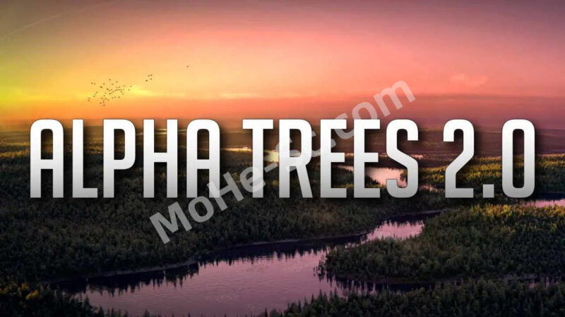 Blender植物树木快速生成渲染插件 Alpha Trees Pro v2.3.6 + Library 预设库 For Blender 3.4 +-MOHE素材库-设计行业的乐园,各类素材的矿山!