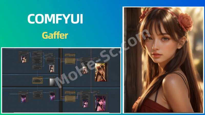 ComfyUI Gaffer 一款可以在 ComfyUI 使用 IC-Light 实现打光特效原生插件 附ComfyUI工作流！-MOHE素材库-设计行业的乐园，各类素材的矿山！