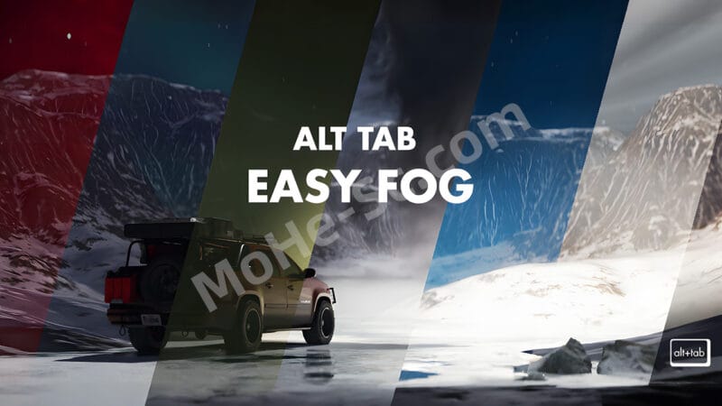 Blender三维雾气爆炸烟雾生成插件 Alt Tab Easy Fog V2.3.0 Blender 3.6 +-MOHE素材库-设计行业的乐园,各类素材的矿山!
