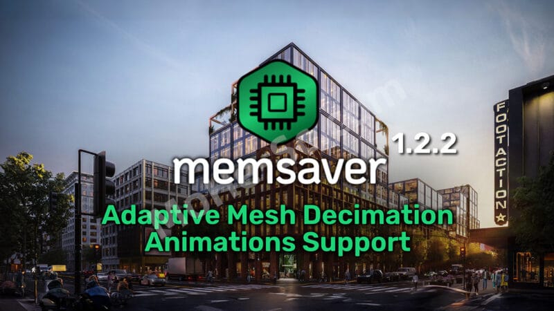 Blender内存优化插件 Memsaver Memory Optimizer Vram Saver V1.2.2 For Blender 2.93 +-MOHE素材库-设计行业的乐园，各类素材的矿山！