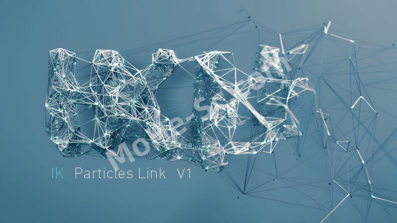 Blender点线连接线条动画插件 Particles Link For Blender 2.8 +-MOHE素材库-设计行业的乐园,各类素材的矿山!