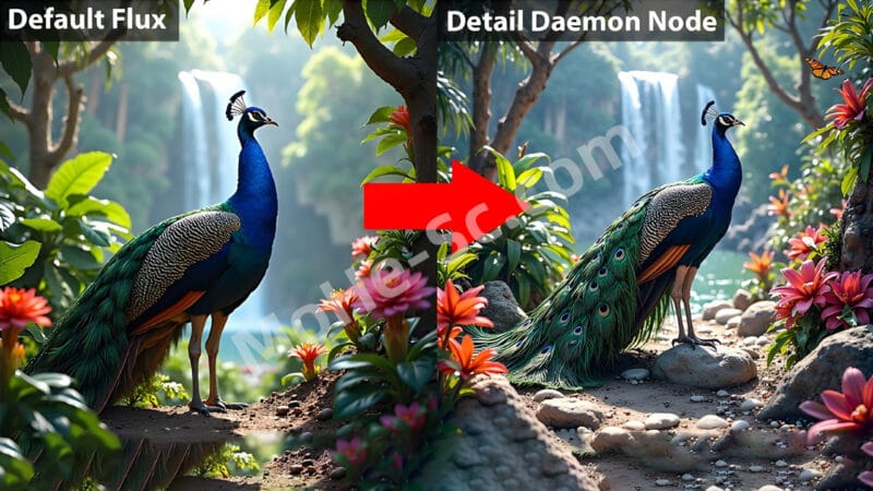 ComfyUI-Detail-Daemon 一键提升AI绘画细节 高清放大工作流 完美细节，高清放大！-MOHE素材库-设计行业的乐园，各类素材的矿山！