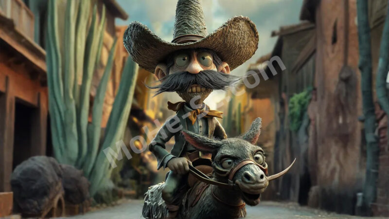 Midjourney 可怕的仙人掌亡命之徒漫画 提示词-MOHE素材库-设计行业的乐园，各类素材的矿山！