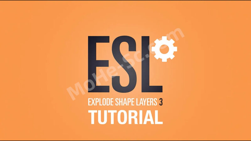 AE图形层解组合并脚本 Aescripts Explode Shape Layers V3.5.4b For After Effects CS5 +-MOHE素材库-设计行业的乐园，各类素材的矿山！