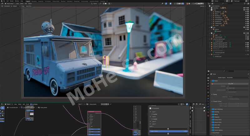 Blender 渲染器 RenderMan V26.3 For Blender-MOHE素材库-设计行业的乐园,各类素材的矿山!