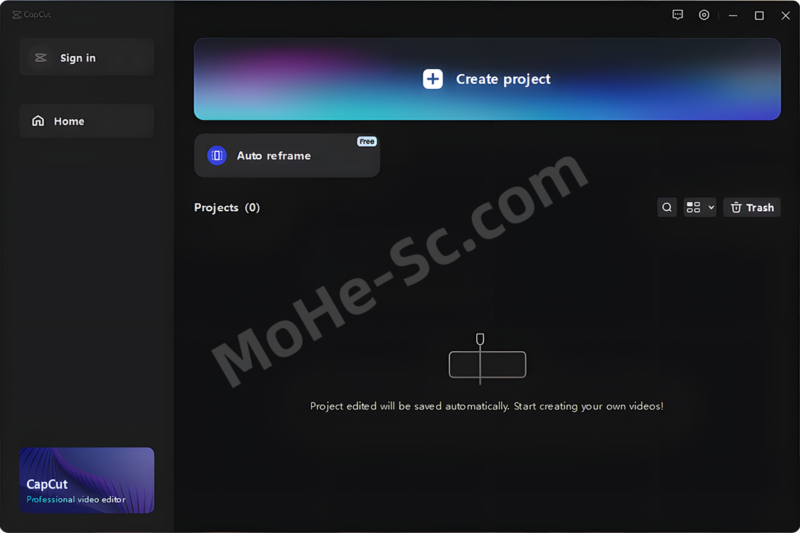 CapCut 剪映国际版 - 一款由字节跳动公司推出的 界面简洁直观 免费视频编辑软件-MOHE素材库-设计行业的乐园,各类素材的矿山!