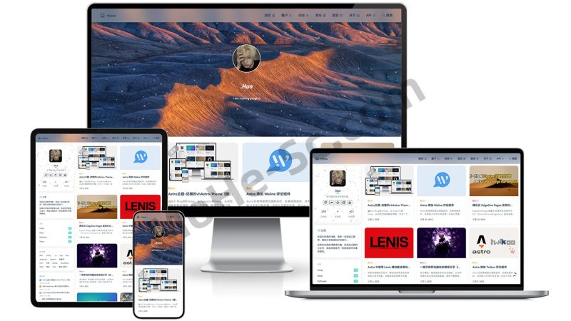 vhAstro-Theme：一款基于 Astro 构建的优雅的响应式博客主题-MOHE素材库-设计行业的乐园，各类素材的矿山！