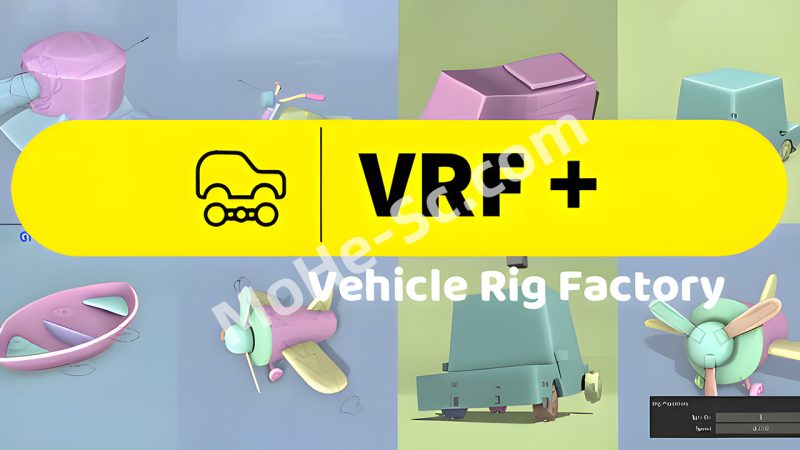 Blender汽车交通工具绑定插件 VRF – Vehicle Rig Factory Plus V4.5.34 For Blender 3.0 +-MOHE素材库-设计行业的乐园，各类素材的矿山！