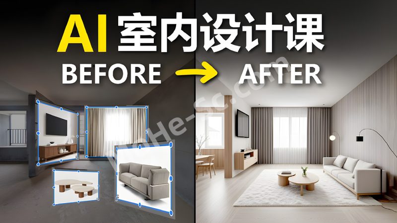 2025年最新 Krita AI & Comfyui 全套室内设计师必修AI课 AI极速室内效果图实时出图工作流-内含软件安装包+大模型 下载即用-MOHE素材库-设计行业的乐园,各类素材的矿山!