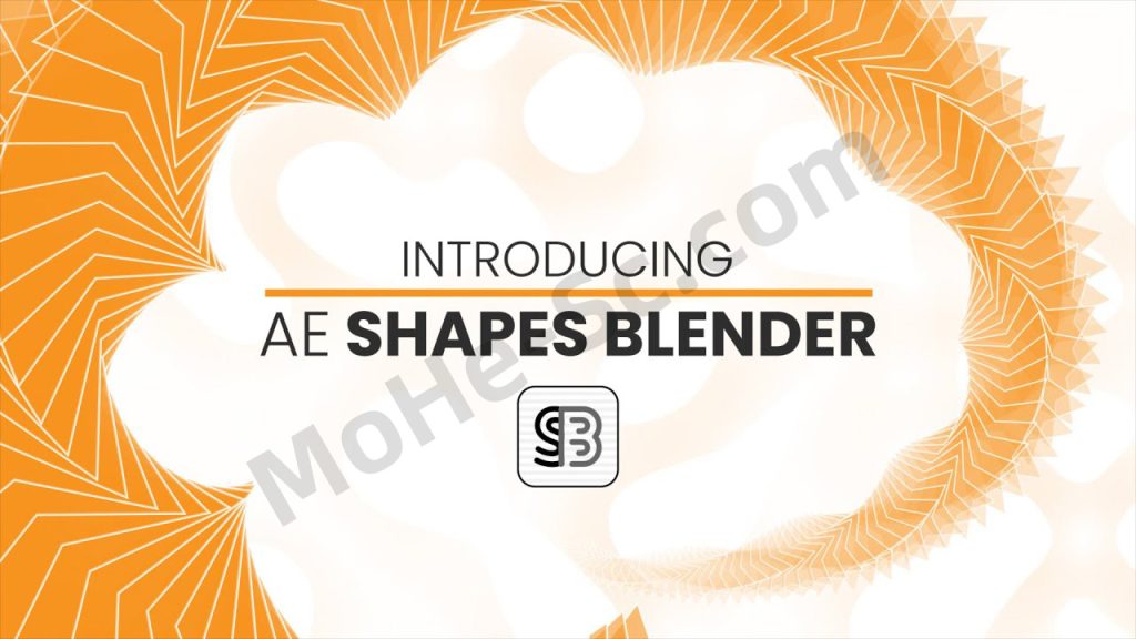 AE图形扭曲变形融合脚本  Shapes Blender v1.2.1 For After Effects 2020 +