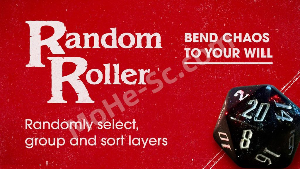 图片[1]-AE随机图层选择编辑脚本 Random Roller V1.1.0 For After Effects 2024 +