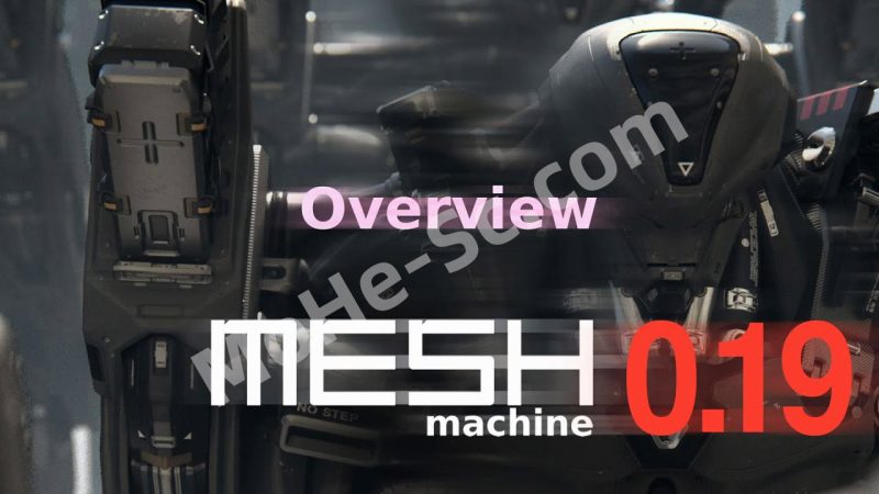 Blender倒角圆角插件 MESHmachine v0.19.1 For Blender 4.2 +-MOHE素材库-设计行业的乐园，各类素材的矿山！