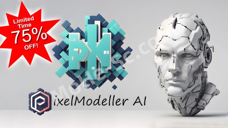 Blender图片智能生成3D模型插件 Pixelmodeller Ai V1.4.9 For Blender 3.6 +-MOHE素材库-设计行业的乐园，各类素材的矿山！